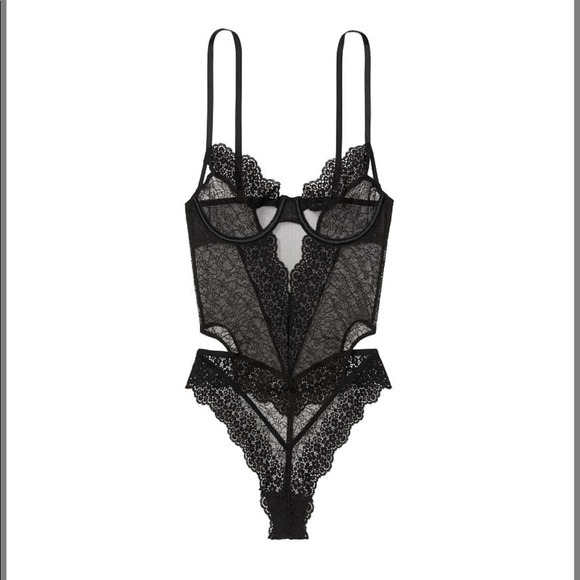 Victoria's Secret | Intimates & Sleepwear | Embroidered Cutout Teddy By ...